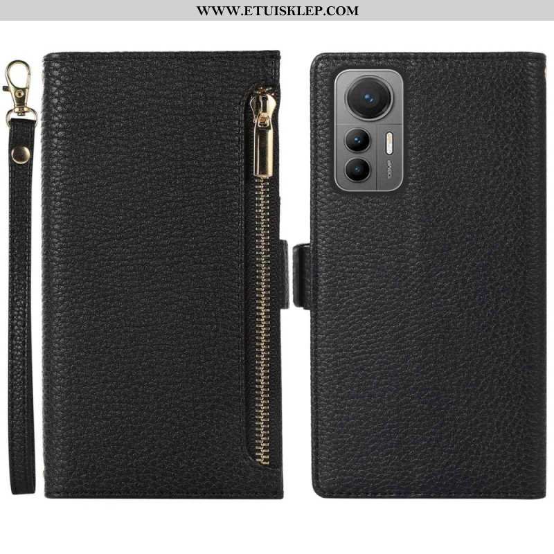 Etui Na Telefon do Xiaomi 12 Lite Etui Folio Przednia Kieszeń I Smycz